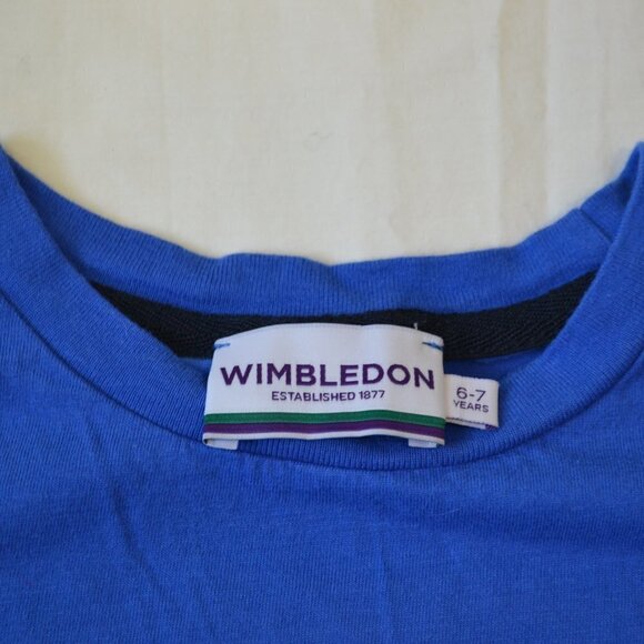WIMBLEDON | Tennis T-Shirt Top | Sz. 6-7 YRS - Picture 3 of 4